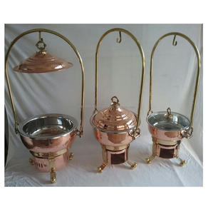 จาน CHAFING ราคาในอินเดียทำด้วยมือจาน CHAFFING ในรูปลักษณ์ใหม่ในราคาขายส่งจาน CHAFFING ในรูปลักษณ์ล่าสุด - Product Image 2