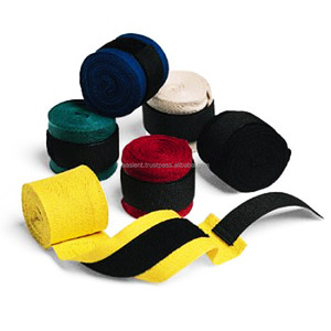 Bandages de boxe MMA 180 pouces, toutes couleurs, élastiques, pour adultes, paire, étiquettes personnalisées, style professionnel - Product Image 1