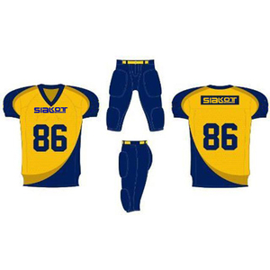 Nouveauté, maillot de football américain de couleur unique, manches courtes, séchage rapide, nom d'équipe personnalisé, vente chaude, bonne qualité, pour hommes adultes - Product Image 1