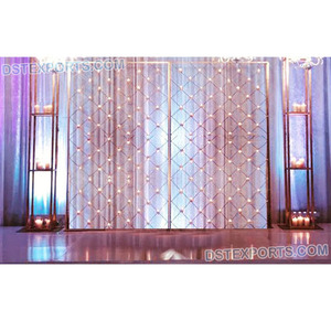 Trendy Wedding Decor <b>Candle</b> Back-<b>Wall</b> Prominent Wedding <b>Candle</b>-<b>Holders</b> <b>Walls</b> Best Wedding Event <b>Candle</b> <b>Wall</b> Decoration - Product Image 1