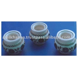 กระถางดอกไม้หินอ่อน-ตกแต่งบ้าน - Product Image 1