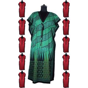 Hot Sale Fashion <b>Long</b> Cotton Maxi Dresses V Neck Beach <b>Long</b> Kaftan Womens Cotton Kaftan Maxi <b>Sundress</b> Loose Dress Hippie Boho - Product Image 2