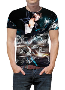 เสื้อยืดแขนสั้นไซส์ใหญ่แบบลำลอง ผ้าเจอร์ซีย์ระบายอากาศ สำหรับงานพิมพ์ลายแบบซับลิเมชั่น ออกแบบเองได้ - Product Image 2