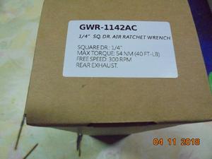 APLUS Clé à cliquet GWR-1142C, 1/4 "ou 3/8" à entraînement carré PNEUMATIQUE BOÎTIER COMPOSITE - Product Image 3