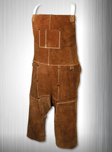 Delantal de seguridad para soldadura de cuero, aislamiento térmico con logotipo personalizado, nuevo diseño, venta al por mayor - Product Image 5