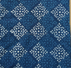 Tissu d'impression en bloc personnalisé de haute qualité au mètre, couture, artisanat, confection de robes, accessoires de décoration intérieure, tissu polyvalent - Product Image 2