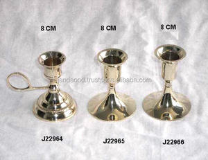 Portavelas Mini de Latón Macizo Hecho a Mano con Acabado Pulido, Decoración Navideña para el Hogar, Precio al por Mayor - Product Image 2