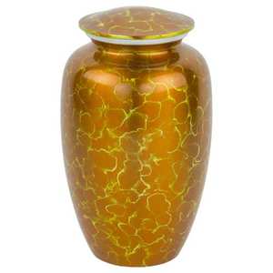 Urnas funerarias de Metal para adultos, urnas de cremación de cenizas de cristal ámbar, estilo americano/europeo - Product Image 2