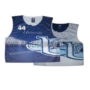 Pinnie de Lacrosse Americano Reversible Personalizado, Jersey Deportivo Personalizado de los Warriors del Estado, Ropa Deportiva Personalizada - Product Image 4