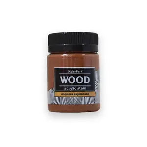 Wood stain lacquer (azure) "KolerPark" for arts and crafts toning and protection of any products made of wood wicker rattan