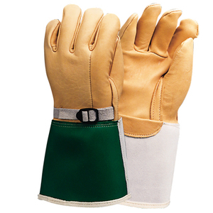 Gants en cuir pour électriciens / Protections en cuir pour électriciens / Gants de travail pour électriciens ignifuges - Product Image 1