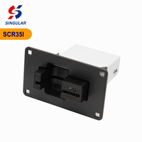 SCR35I, el Mejor Lector de Tarjetas de Control de Acceso de Escritorio con Soporte para Tarjetas Magnéticas, con Chip y PIN, Certificado por EMV L1, CE y FCC, Interfaz USB/RS232