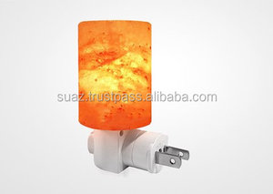 Lampe à sel en cristal himayan en forme de cylindre, lumière de nuit, purificateur d'air, USB, - Product Image 2