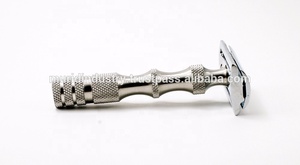 Maquinilla de afeitar de seguridad de hoja única cromada, mango pequeño de acero inoxidable, maquinilla de afeitar Prestige 1509 Shine para hombres, afeitado facial - Product Image 2