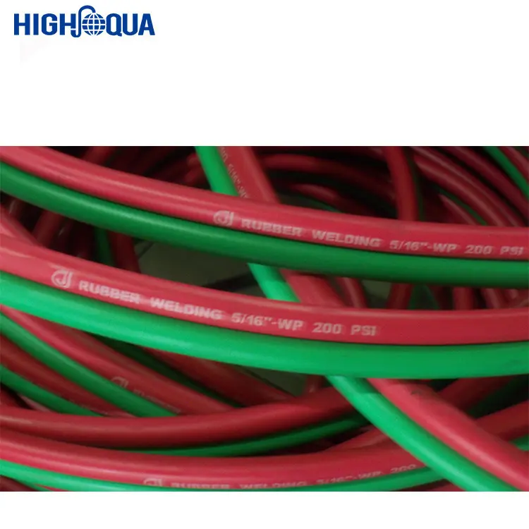 oxygen acetylene twin welding hose pipe