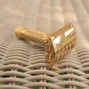 Maquinilla de afeitar de seguridad clásica de acero para hombre, cuchillas de doble filo clásicas, de mariposa, de doble filo, para regalo - Product Image 1