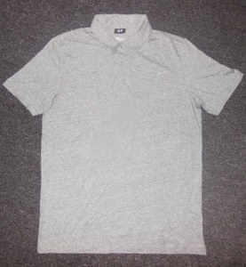 Directo desde Bangladesh 100% Polo de algodón de estilo clásico gris sólido para hombres de calidad de exportación para adultos para la temporada de primavera - Product Image 1