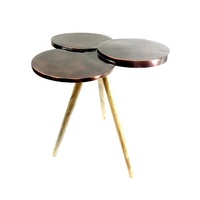 TABLE basse en argent massif/décoration, TABLE basse en métal