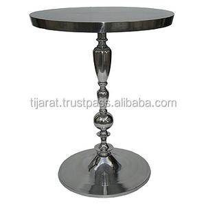 Mesa de centro moderna, redonda, lateral para sofá - Product Image 1