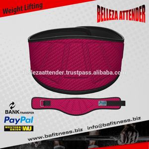 Unisex Neoprene 6\" Power Fitness Back Support Weight Lifting Gym Training <b>Belt</b> for <b>Powerlifting</b> Gym Safety Equipment - Product Image 5