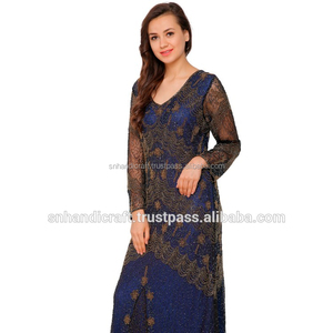 Vestido de Fiesta Bordado, Vestidos de Fiesta Árabes Musulmanes, Vestidos de Fiesta Eróticos para Mujer, Hechos a Mano, Mágicos - Product Image 1