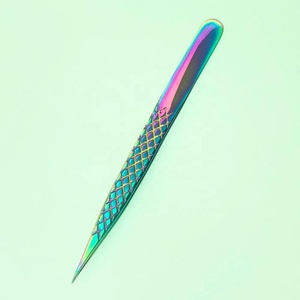 Pince à cils durable en acier inoxydable Extension de cils droits avec pointe pointue pour une séparation efficace Testé à la main - Product Image 2