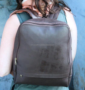 Sac à dos pour ordinateur portable en cuir véritable léger de haute qualité, sacs d'école tendance personnalisés, sangle détachable, imperméable, décontracté - Product Image 2