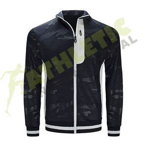 Dernière conception 100% coton vente en gros de vêtements de sport pour hommes survêtements personnalisés haute qualité pas cher homme survêtements ensembles deux pièces - Product Image 4