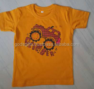 Venta Directa de Fábrica, Camiseta Casual de Manga Corta con Cuello Redondo para Niños, Antiencogimiento, Impresión de Pigmentos, Algodón Premium OEM - Product Image 6