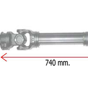 Eje Cardán Rotatorio 5-07-124-03 30.2×80 mm para Kubota L3408 L3408DI L4508 Repuestos de Tractor Accionamiento de Toma de Fuerza - Product Image 1