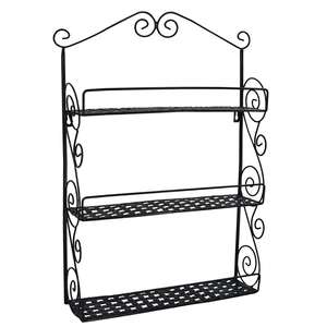 Estantes de Metal montados en la pared, Armarios de estantería para baño y cocina casera - Product Image 1