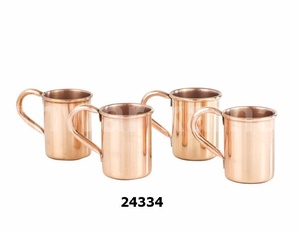 Taza de cobre con acabado martillado de diseño moderno de lujo para Bar de Hotel, fiesta de boda, vino, cerveza, taza de cobre para beber - Product Image 1