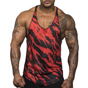 Camiseta sin mangas de gimnasio transpirable para hombre XXL al por mayor, Camiseta de punto de calle anti-Chaleco informal de verano con logotipo personalizado, Estilo Chaleco con capucha - Product Image 3