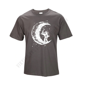 เสื้อยืดผู้ชายพิมพ์ลายแขนสั้นสำหรับผู้ชาย viky IND โลโก้ที่กำหนดเอง - Product Image 3