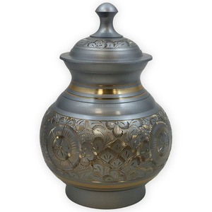 Urne funéraire pour cendres humaines de style américain Brassworld India, qualité supérieure, pour adultes. - Product Image 5