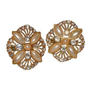 Rond de serviette pour la décoration strass clair découpé au Laser Vintage argent or accessoires mariage verre pièces couleur caractéristique main Eco - Product Image 1
