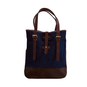 Ladies fashion <b>tote</b> <b>bag</b> made in leather touch waxed <b>canvas</b> <b>tote</b> <b>bag</b> lxuxry high fashion <b>bags</b> for all supplier - Product Image 1