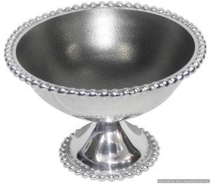 Tazón Decorativo de Aluminio para Mesa de Boda, Nuevo Tazón Grande de Acero Inoxidable Estilo Vintage, Tazón de Lujo para Alimentos de Cocina - Product Image 1