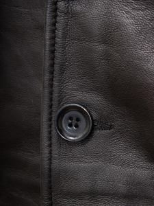 Gilet en cuir réversible classique personnalisé pour hommes Gilet d'été en tissu respirant avec bouton et décoration en fourrure pour la chasse - Product Image 4