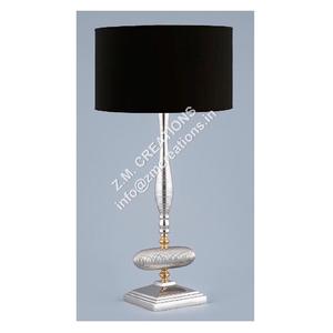 Lámpara de escritorio de Metal y aluminio de lujo para decoración de sala de estar y dormitorio, Color plateado, superventas - Product Image 1