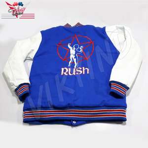 Chaqueta Letterman de alta calidad personalizada de chenilla bordada chaqueta de béisbol al por mayor chaqueta universitaria unisex - Product Image 5