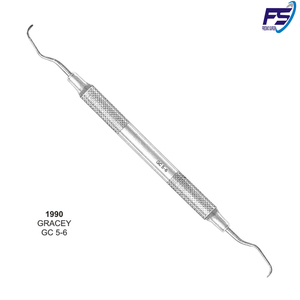 स्टेनलेस स्टील Gracey Curettes जीसी 1-2 सस्ते दंत शल्य चिकित्सा साधन - Product Image 3