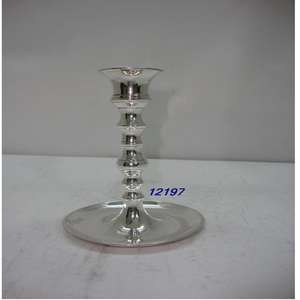 Bougeoirs en argent avec miroir décoratif pour fêtes de mariage et événements de festival - Product Image 1