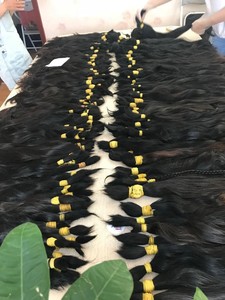 ผมต่อแท้ เกรด 8A ยี่ห้อ Ivirgohair แบบเรียงเกล็ดผม  ชนิด Double Drawn ผมตรงจากเวียดนาม ไม่หลุดร่วงง่าย - Product Image 6