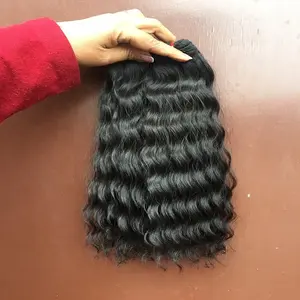 Pelo de templo PREMIUM del sur de la India pelo humano virgen sin procesar rizado crudo ofertas de descuento disponibles pedidos de muestra gratis para el cabello