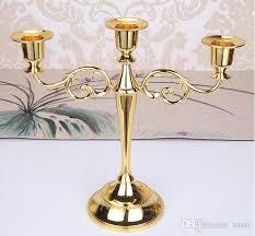 Bougeoir en métal à 5 bras, support de bougie à 3 bras - Product Image 3