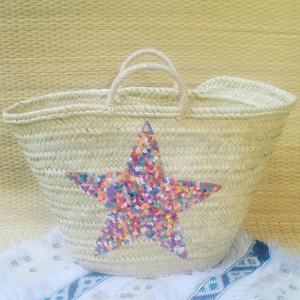 กระเป๋าชายหาดฟางโมร็อกโกสไตล์ใหม่ชายหาดสานด้วยมือ - Product Image 1