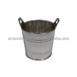 Cubo de champán de acero inoxidable Enfriador de cerveza Bebida Vino Cubo de champán Gran venta Bar y accesorios de vino - Product Image 2