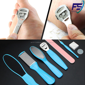 Kit de pedicura para el cuidado de los pies, Lima de pies para piel muerta, eliminador de callos para pies, manicura y pedicura, personalizado, OEM, removedor de piel seca, 6 uds. - Product Image 3