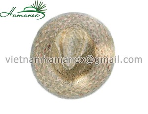 หมวกฟางหญ้าทะเลธรรมชาติสไตล์ปานามาหรูหรา - Product Image 1